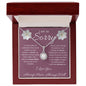 I Am So Sorry--Purple-- Eternal Hope Necklace