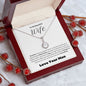 To My Beautiful Wife--Love Your Man--Eternal Hope Necklace