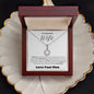To My Beautiful Wife--Love Your Man--Eternal Hope Necklace