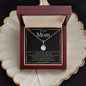 To My Mom--Love Your Daughter--Black/Thin/Gold--Eternal Hope Necklace