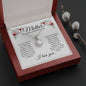 Mother--Connected By Love--White/Flowers--Eternal Hope Necklace