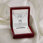 To My Beautiful Wife--Love Your Man-- Lucky in Love Necklace