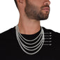I Am So Sorry--Black/Red--Cuban Chain Necklace