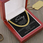 I Am So Sorry--Black/White--Cuban Chain Necklace