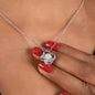 To My Smokin Hot Wife--I Love You--Black Valentine--Love Knot Necklace