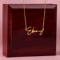 To my Ife- I love You-Signature Name Necklace