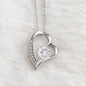 I'm Sorry For Hurting You--I Love You--Gray Bold--Forever Love Necklace