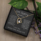 I'm Sorry For Hurting You--I Love You--Gray Bold--Forever Love Necklace