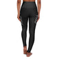 High Waisted Yoga Leggings- One Tired Mother-Small Words