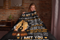 50x60 You make me Smile- Premium Mink Sherpa Blanket