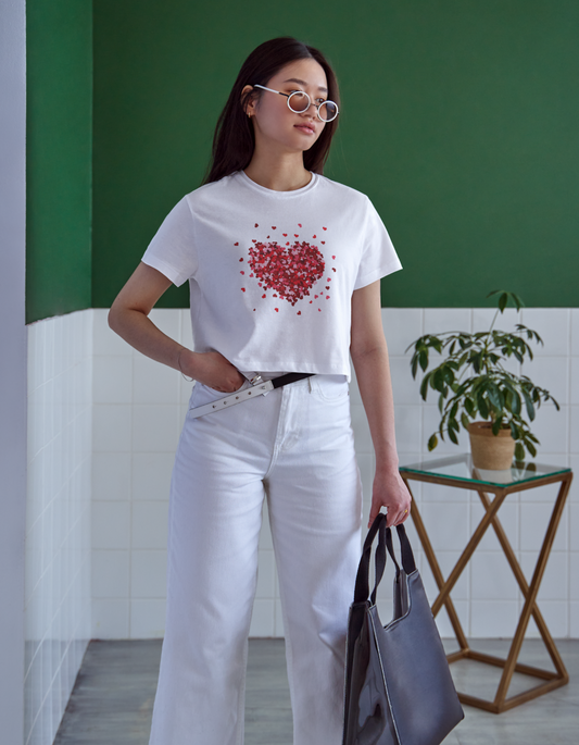 Floating Hearts  Bella + Canvas Shirt