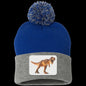 Pom Pom knit Cap- Trex