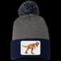 Pom Pom knit Cap- Trex