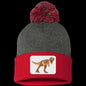 Pom Pom knit Cap- Trex