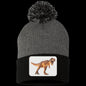 Pom Pom knit Cap- Trex