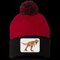 Pom Pom knit Cap- Trex