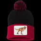 Pom Pom knit Cap- Trex