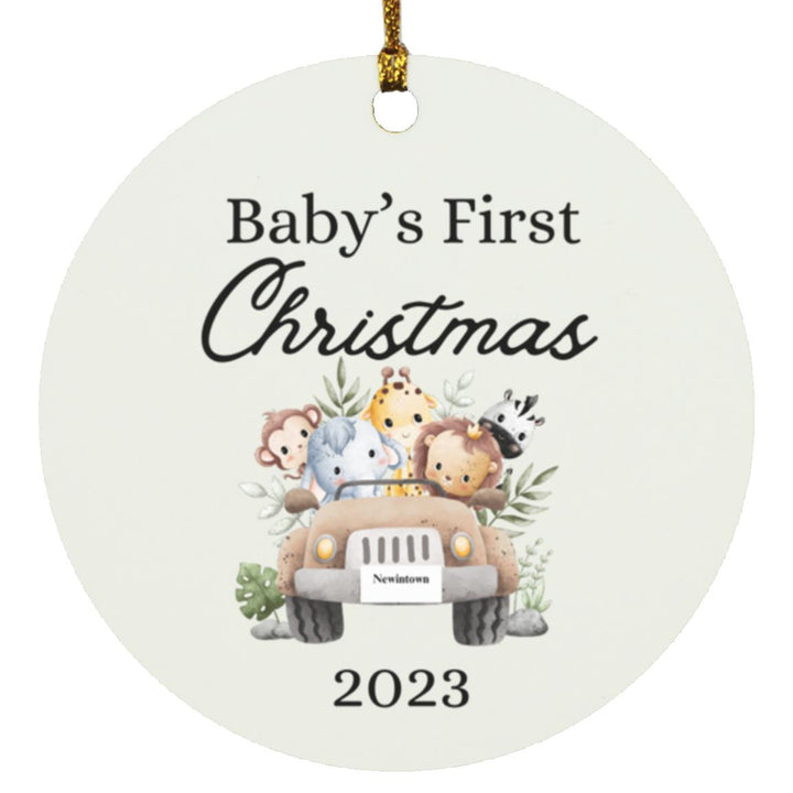 Babys 1st Safari| New in town Ornament