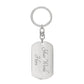 NV USA to Mexico Clear background  Keychain