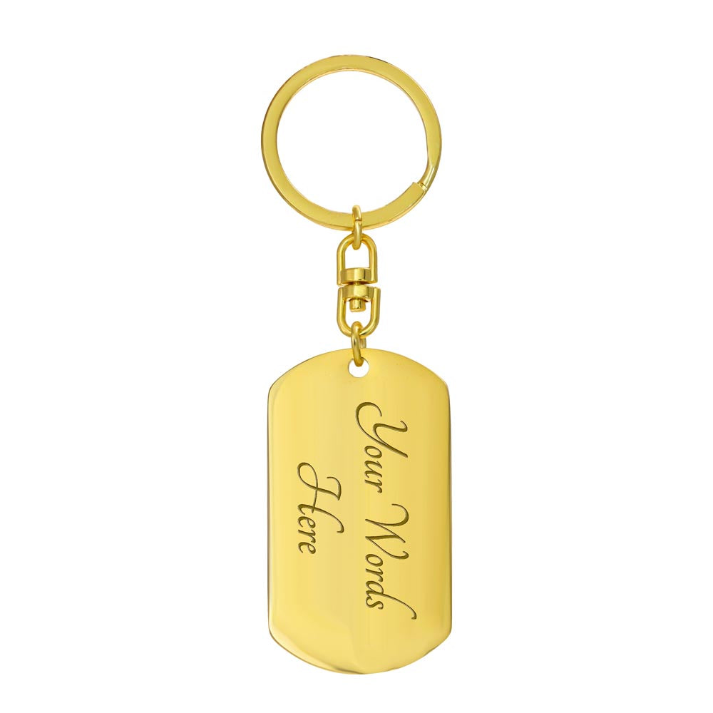 Mexico to Nevada  USA Keychain
