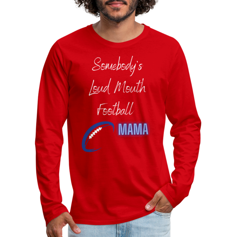 Men's Premium Long Sleeve T-Shirt - red