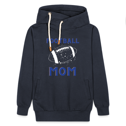 Shawl Collar Hoodie - navy