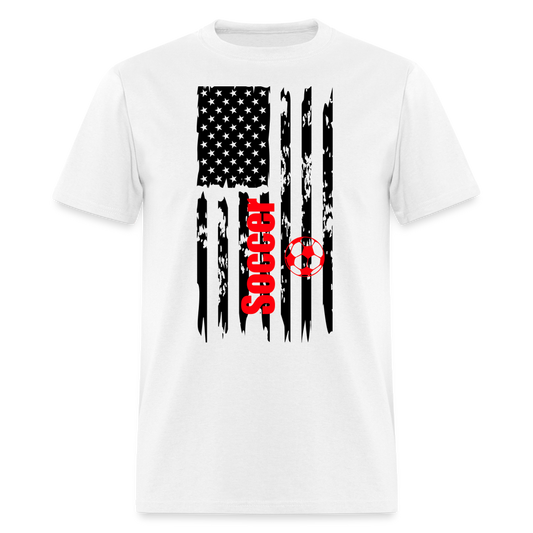 Soccer Flag Shirt - white