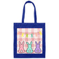 Canvas Tote Bag-Pink Plaid--Easter Basket