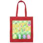 Canvas Tote Bag- Green Plaid-Easter Basket