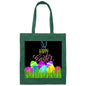 Black Happy Easter--Canvas Tote Bag--Easter Basket