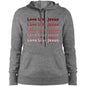 Ladies' Sweatshirt-Red Love Like Jesus