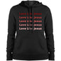 Ladies' Sweatshirt-Red Love Like Jesus