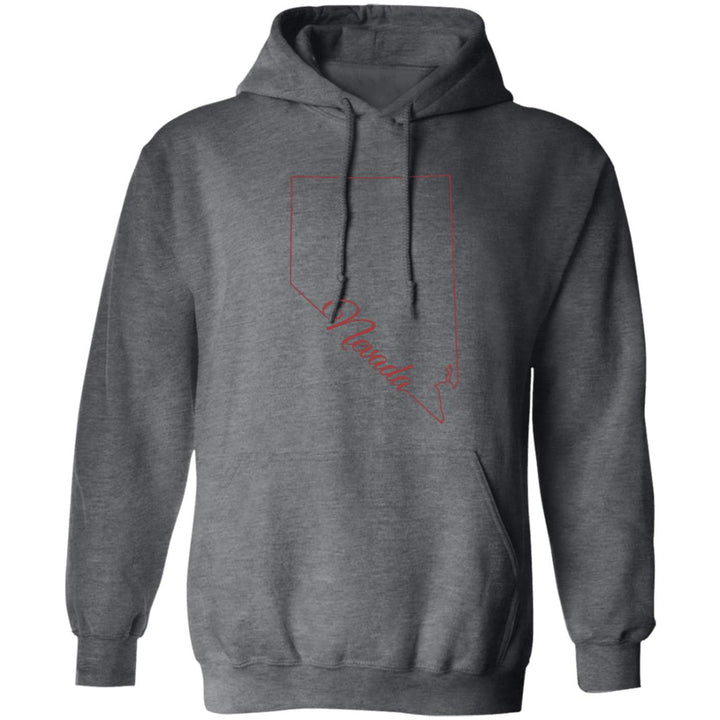 Pullover Hoodie-Nevada Outline