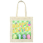Canvas Tote Bag- Green Plaid-Easter Basket