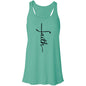 Flowy Racerback Tank-Faith