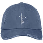 Distressed Hat-Faith