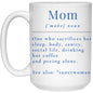 15 oz. White Mug-Mom