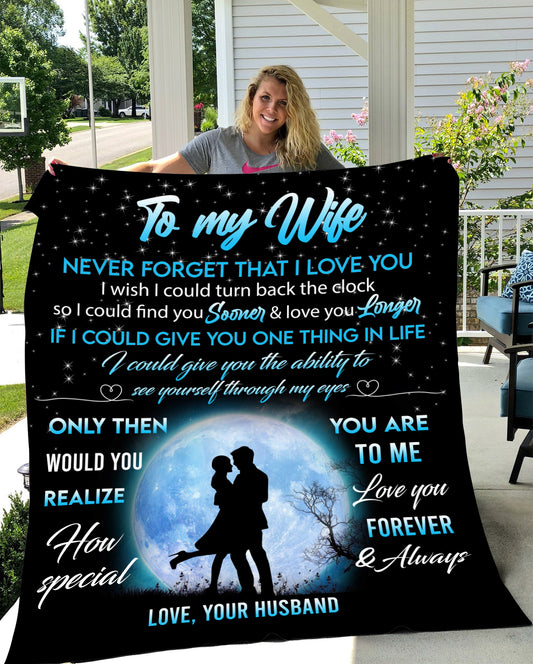 50x60 Never Forget- Premium Mink Sherpa Blanket