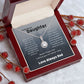 To My Strong Daughter--Love Dad--Blue Storm----Eternal Hope Necklace