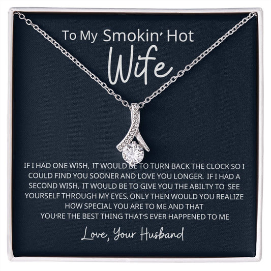 To My Smokin Hot Wife-Alluring Beauty Necklace