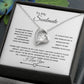 To My Soulmate--I Love You--Heart/Arrow--Forever Love Necklace