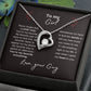 To My Girl--Love Your Guy--Black--Forever Love Necklace