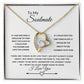 To My Soulmate--I Love You--Heart/Arrow--Forever Love Necklace