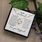 To My Girlfriend--Love Your Boyfriend--White-Forever Love Necklace